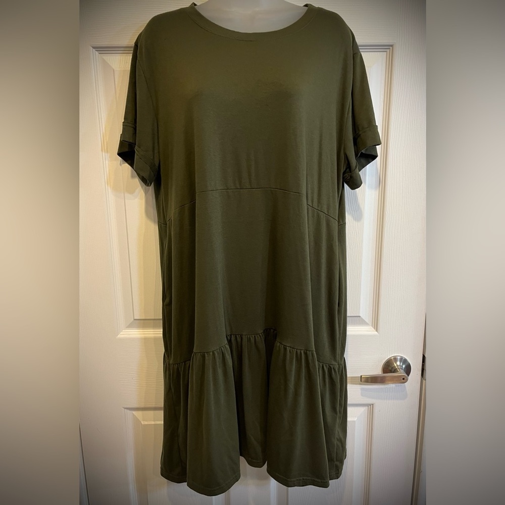 Tiered t-shirt dress